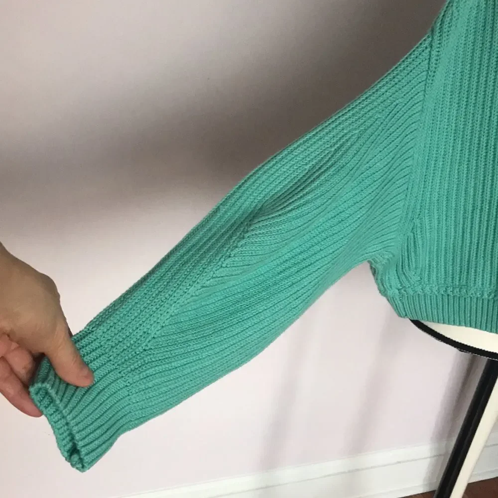 Free People Green Sweater size XS